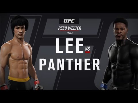 Bruce Lee VS Black Panther - UFC 2 Gameplay - FULL FIGHT