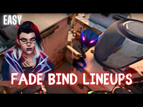 All the FADE LINEUPS You Need on BIND | VALORANT