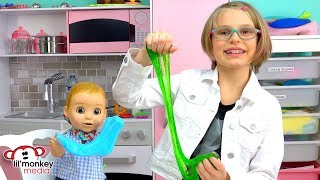 My Luva💕Bella Dolls! Best Banggood Slime Testing with Luvabeau Will!