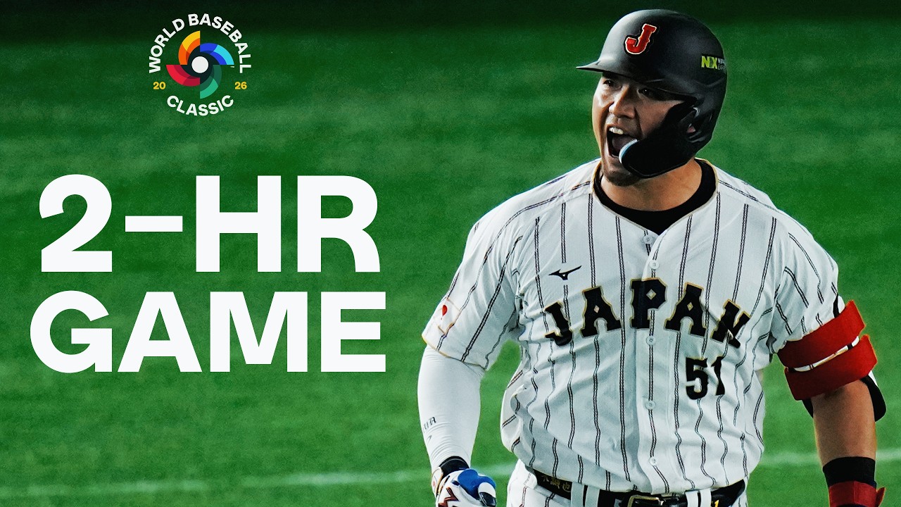 Both Seiya Suzuki homers that propelled Team Japan to a BIG win during 2026 World Baseball Classic 🤩