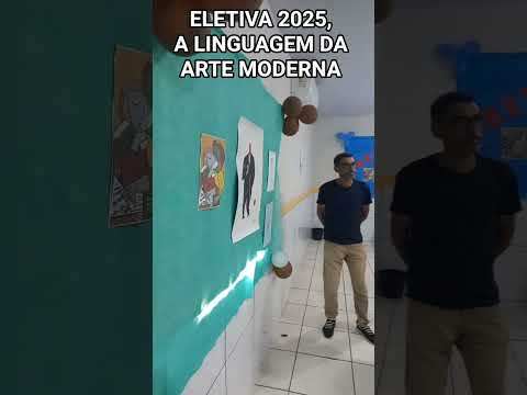Eletiva: A linguagem da arte moderna em Governador Newton Bello-MA