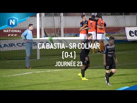 J23 : CA Bastia - SR Colmar (0-1), le résumé