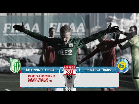 3. voor 2016: Tallinna FC Flora - JK Narva Trans 3:0 (1:0)