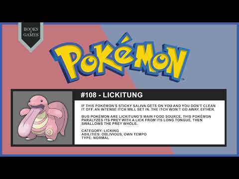 Pokémon 108 - Lickitung (Pokédex Narrated)