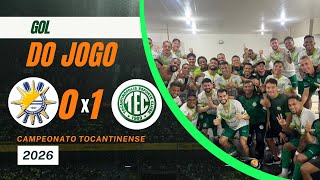 Palmas FR 0x1 Tocantinópolis EC | VEJA O GOL DO JOGO