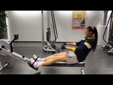 Nasya Dimitrova rowing in Finland - October 23, 2017