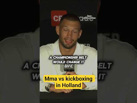Reinier De Ridder on Kickboxing vs mma in Holland