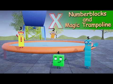 Numberblocks and Magic Trampoline