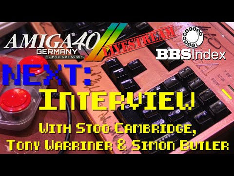 Amiga 40 Germany Panel: Stoo Cambridge, Tony Warriner & Simon Butler