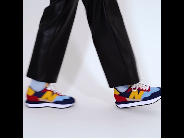 NEW BALANCE 237 BLEU/JAUNE/BORDEAU | Courir.com