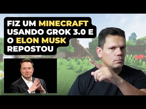 IA Grok 3, Minecraft, Elon Musk e SaaS