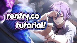 ✧ rentry.co tutorial! (remake)