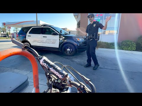 COPS Caught Us On Dirt Bikes - Buttery Vlogs Ep123