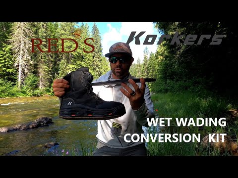Korker's Wet Wading Conversion Kit and I-Drain Sock System // Gear Review