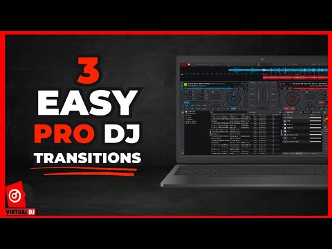 3 Easy DJ Transitions That Sound PRO (VirtualDJ Tutorial for Beginners)