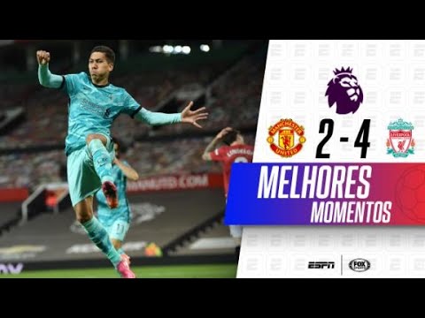 Gols e lances de Manchester United x Liverpool