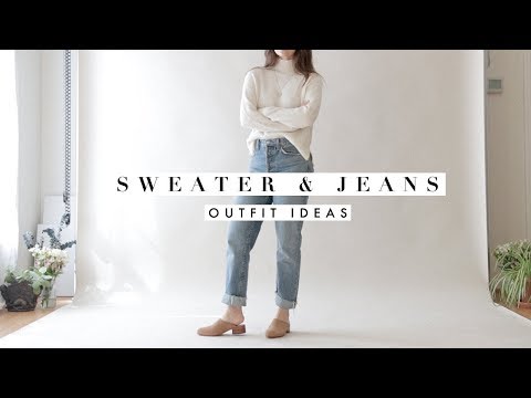 Chic Sweater + Jeans Outfit Ideas | Dearly Bethany
