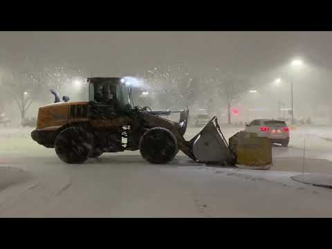 12-16-2020 Chalfont PA Intense Snowfall Rates During Nor Easter