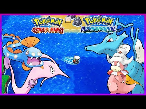 Pokemon OmegaRuby & AlphaSapphire - How to Get Huntail,Gorebyss,Kingdra & Slowking