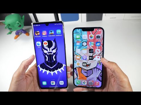 LG Velvet 5g VS iPhone 13  - (Speakers, Speed Test & PUBG Graphics)