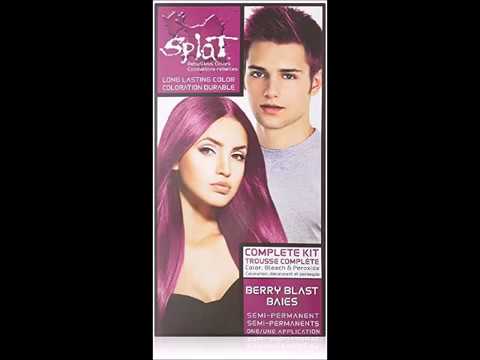 Splat   Semi Perm Hair Color, Berry Blast, Color, Bleach & Peroxide