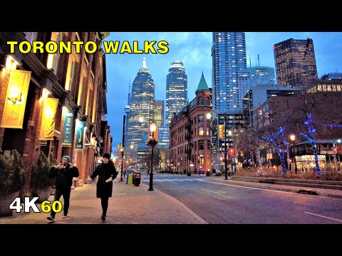 First Day of "Lockdown" Walk in Toronto on November 23, 2020