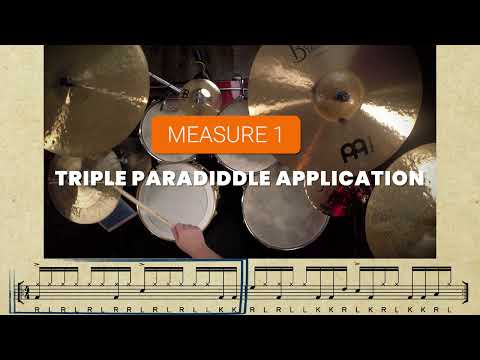 🥵 Impress your drummer friends with this Triple Paradiddle Groove