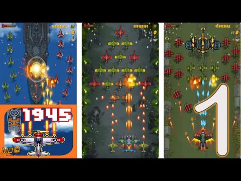 1945 - Airplane shooting games - Gameplay IOS & Android - YouTube
