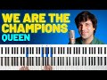 How To Play We Are The Champions By Queen Piano Tutorial Chord Chart