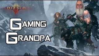 Diablo 3 Seasonal Barb seismic slam and testing whirlwind as well with Gaming Grandpa