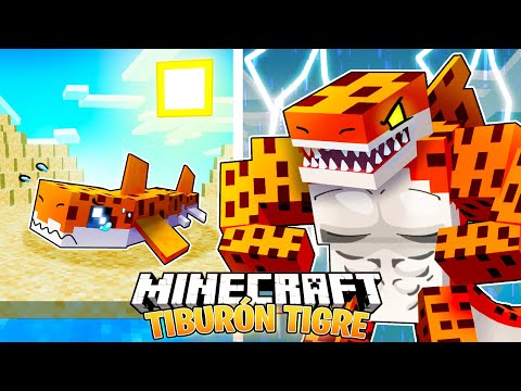 Bronzo conquers Minecraft as a Tiger Shark! 100 Days Challenge!