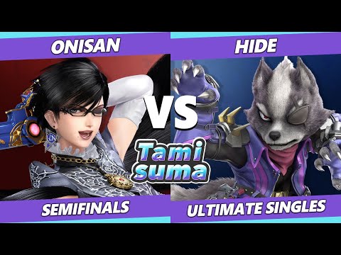 TAMISUMA 180 Semifinals - Onisan (Bayonetta) Vs. HIDE (Wolf) Smash Ultimate SSBU