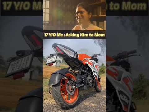 Asking ktm to Mom || short RC ||#ktm #rc #125 #shorts ||KTM RC 125 ||#tranding #rc200 #racing