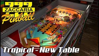 Tropical Gameplay (Zaccaria Pinball NEW Table June 2018)