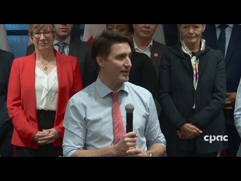 PM Trudeau addresses Liberal caucus day after federal budget – April 17, 2024