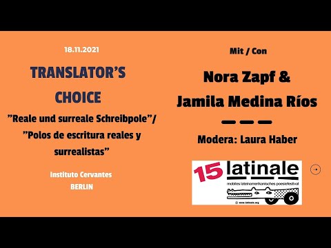 Latinale 2021 - Jamila Medina Ríos und Nora Zapf