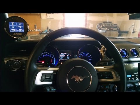 S550 Mustang GT A-Pillar Autometer Gauge pod with Ngauge install 15-17 Mustangs