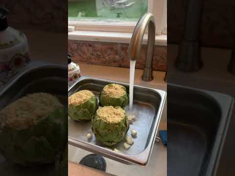Easy Italian Cooking “Artichokes Oreganata “  Holiday Favorite “