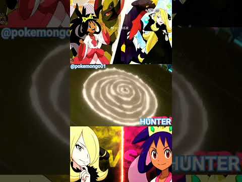 || IRIS VS CYNTHIA || PART ONE ✓ MEGA GARCHOMP VS HAXORUS‼️‎@PokemonAsiaOfficialHindi  #shorts