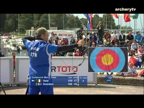 Italy v Sweden – compound men’s team gold | Porec 2008 Archery World Cup stage 2