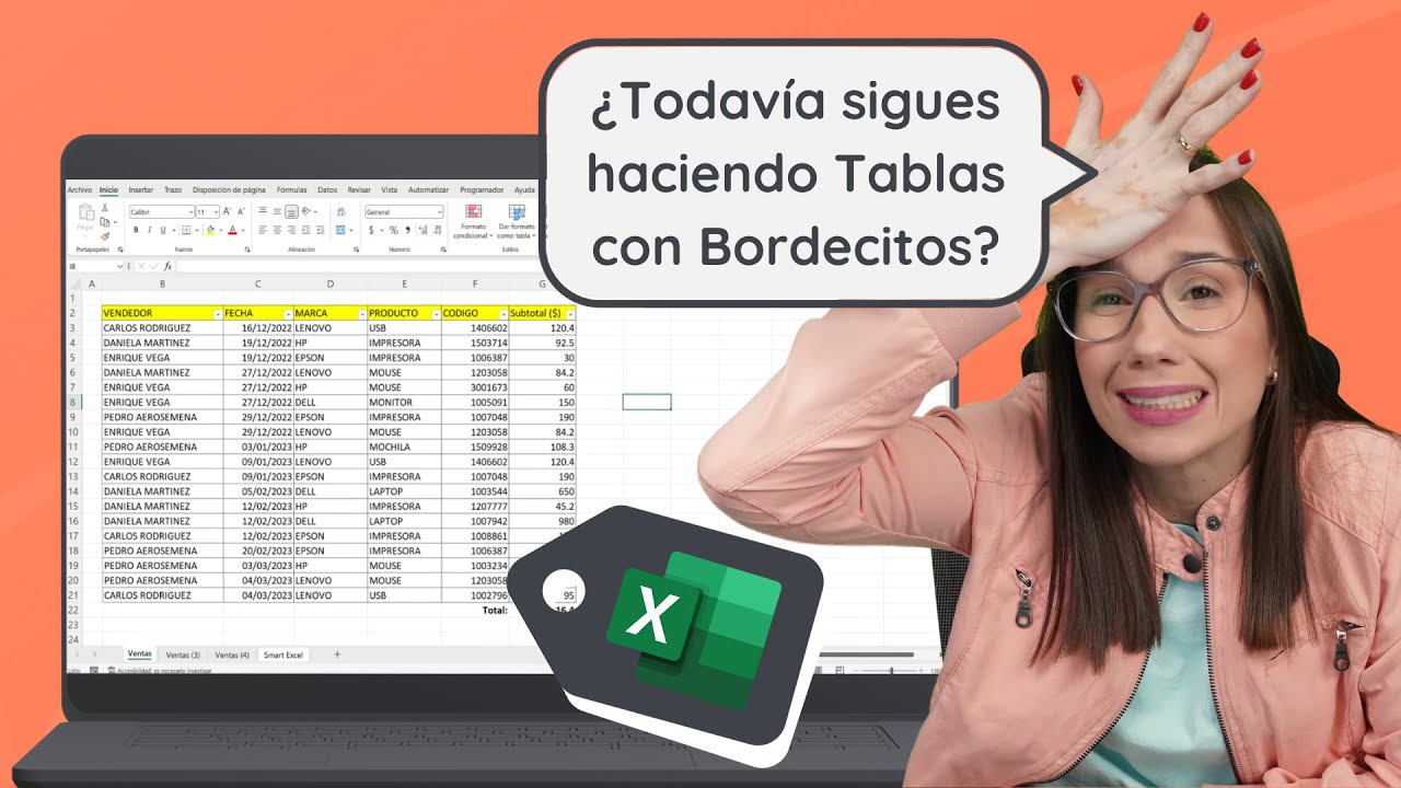 🤦‍♀️ Deja de hacer Tablas con Bordecitos y Aprende a CREAR TABLAS DINÁMICAS en EXCEL ✅