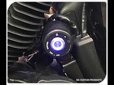 Push-Button LED Ignition Switch For Harley Sportster