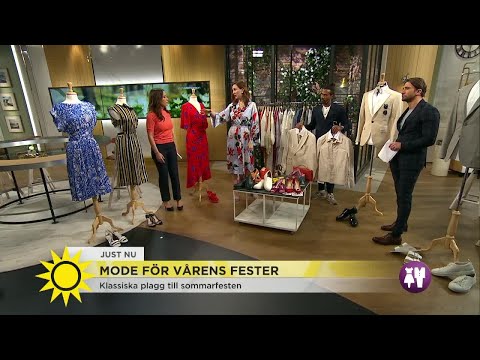 Snyggaste kläderna för vårens fester - Nyhetsmorgon (TV4)