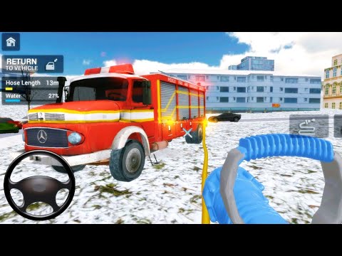 Fire Truck Driving Simulator 2020 🚒 Real Emergency Services Game #3 - Android GamePlay