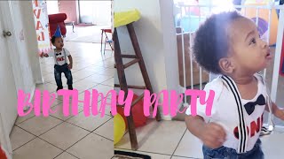FIRST BIRTHDAY PARTY | MOM VLOG | I HOSTED A PARTY