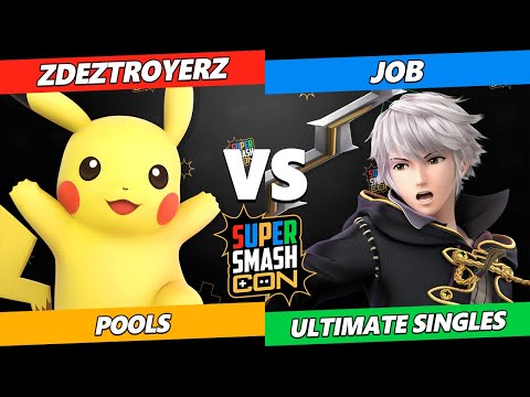 SSC 2023 - ZDeztroyerz (Pikachu, Wario) Vs. JOB (Robin) Smash Ultimate Tournament
