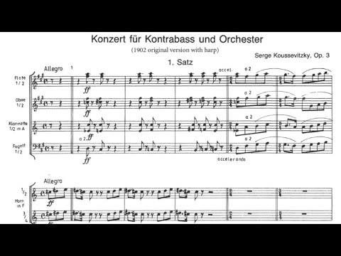 Serge Koussevitzky - Concerto for Double Bass and Orchestra, Op.3 (1902 version)