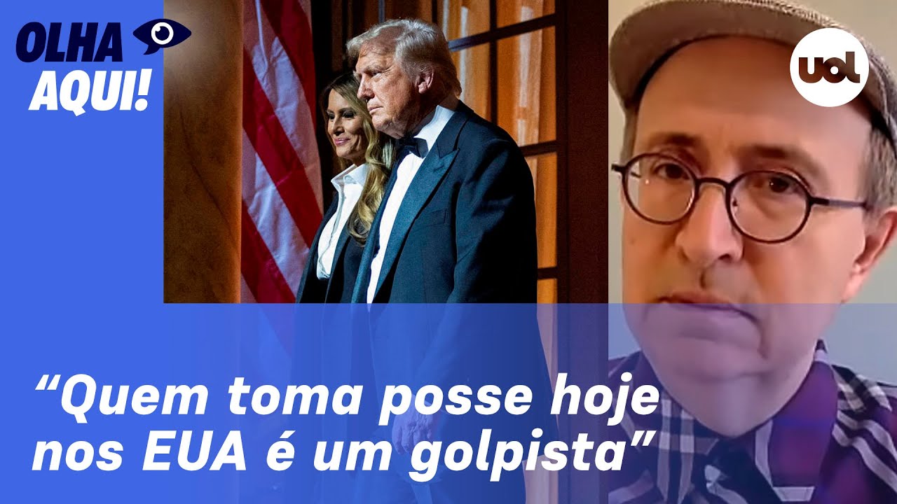 Trump no Capitólio que ajudou a depredar mostra que EUA viraram 'império das bananas' | Reinaldo