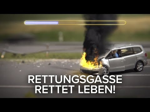 Neue Version: Rettungsgasse rettet Leben!