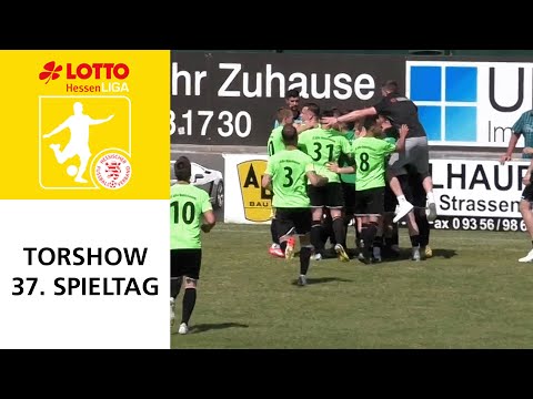 Torshow 37. Spieltag LOTTO Hessenliga 2022/2023